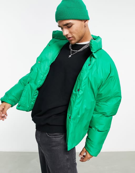 Oversized hot sale green jacket