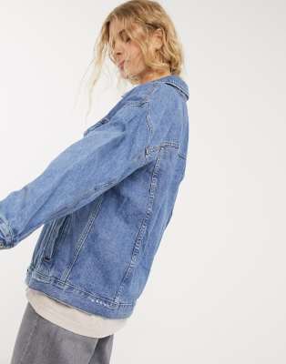bershka men's denim jacket