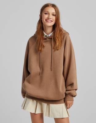 oversized hoodie with skirt