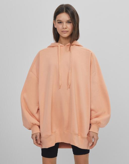 Pink cheap peach hoodie