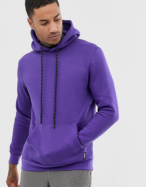 Bershka oversized hoodie in purple | ASOS
