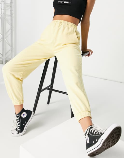 Topshop best sale lemon joggers