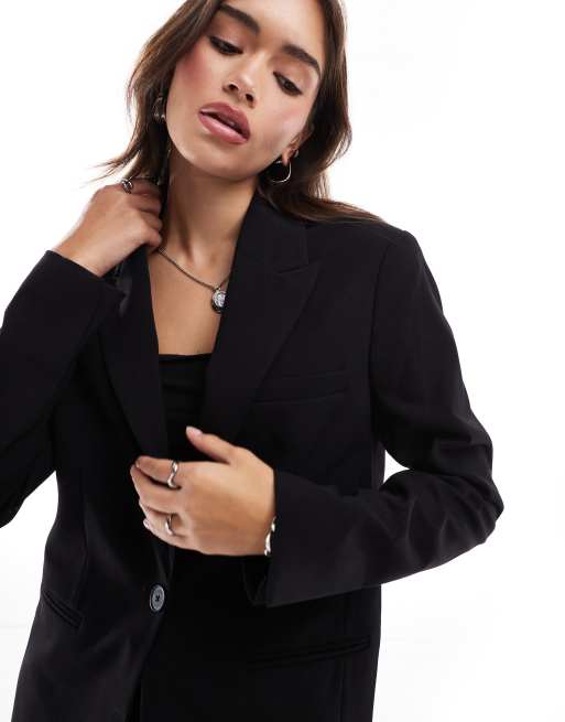 Bershka black blazer clearance