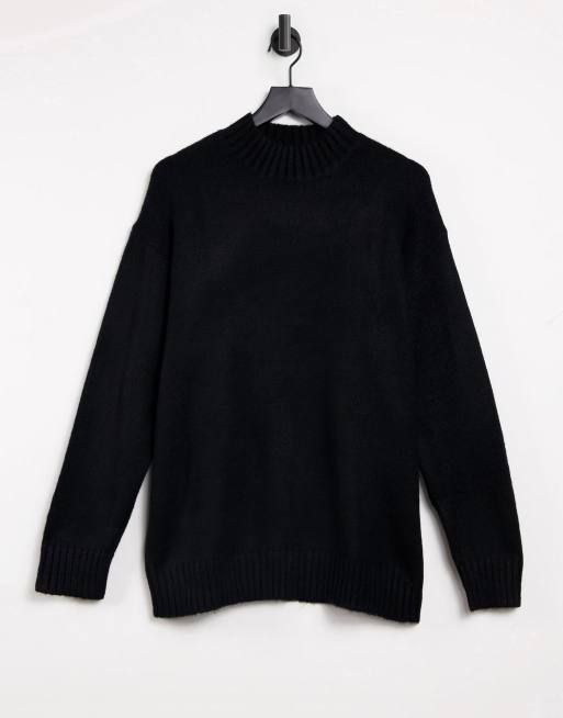 Oversized mock hot sale neck sweater