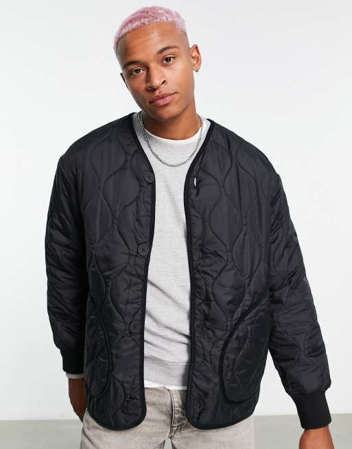 White quilted outlet jacket mens