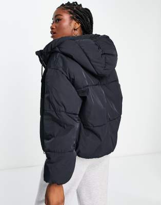 padded oversized puffer coat