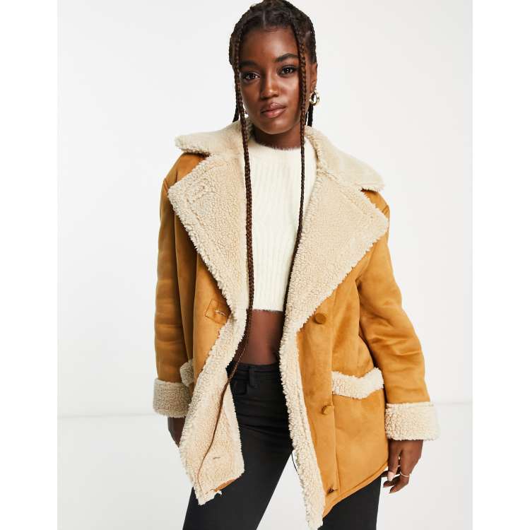 Bershka leopard jacket sale