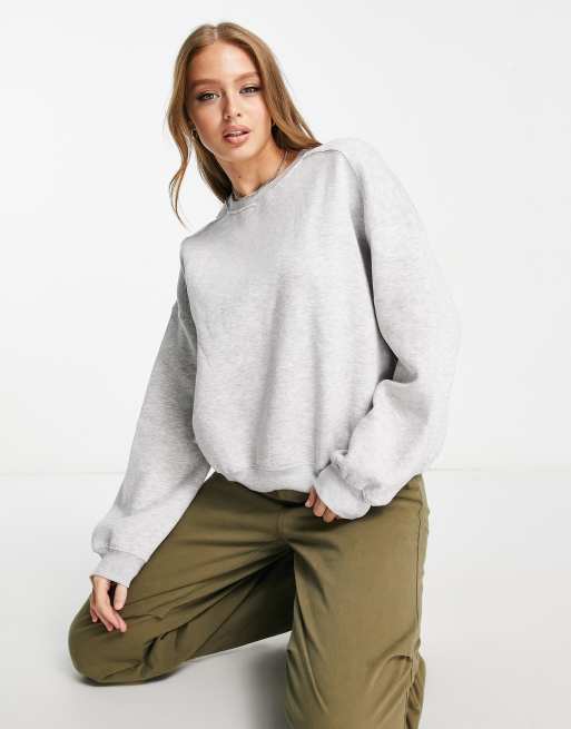 Bershka discount grey sweatshirt