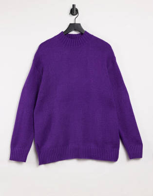bershka oversized crew neck jumper