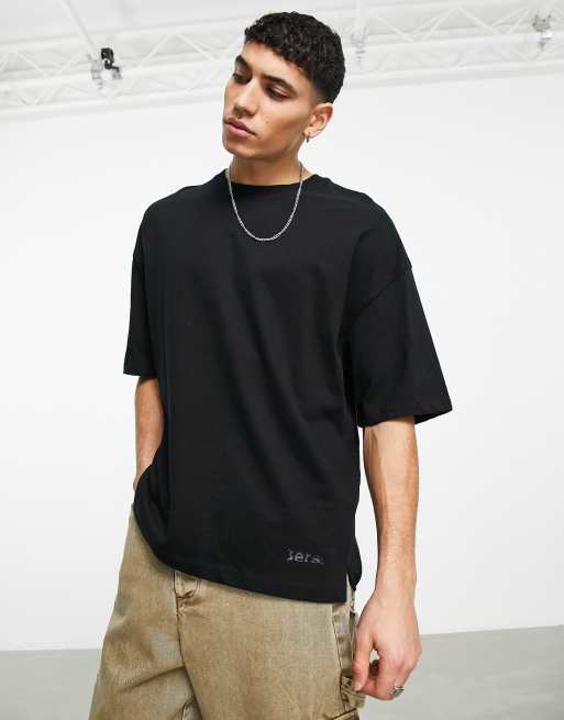 Bershka Oversized T Shirt In Black ASOS