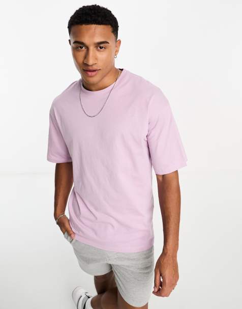 Bershka Oversized T-Shirt In Lilac - view 1