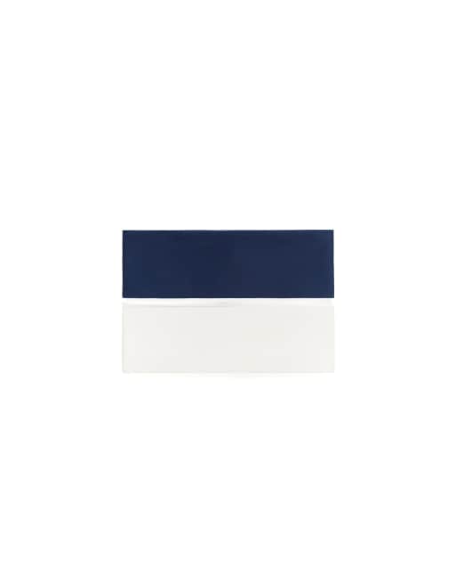 Bershka Pack of 2 hair bands in blue, 4 of 4