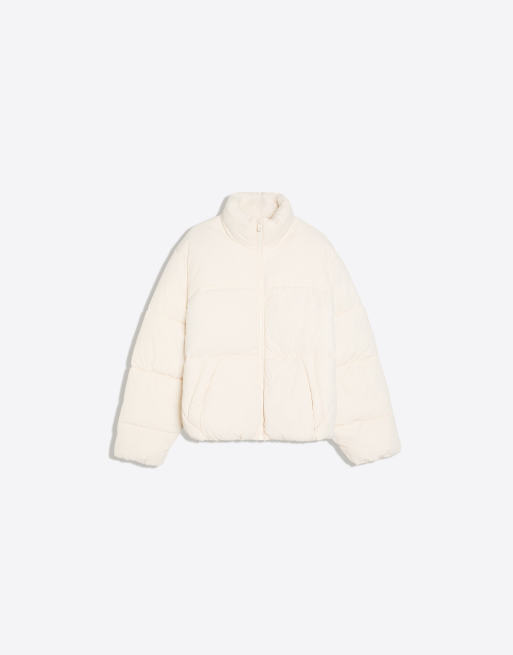 Bershka Padded jacket in ecru, 5 of 5