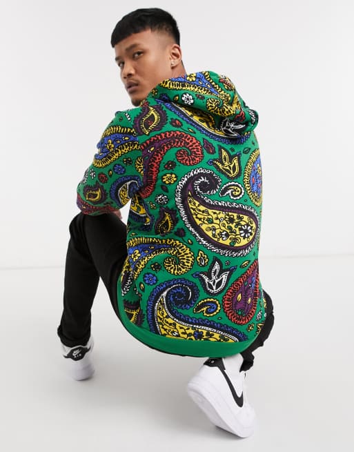 Paisley on sale print hoodie