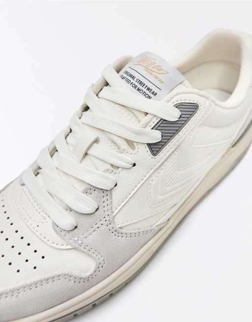 Bershka panelade vardagssneakers i vitt, 6 av 6