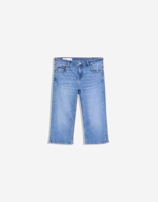 Bershka pantacourt bleu moyen, 5 de 5