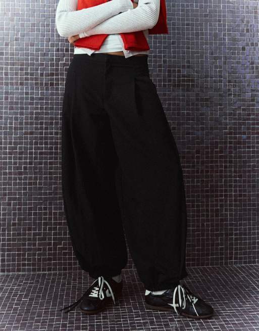 Bershka pantalon bloomer noir, 4 de 5