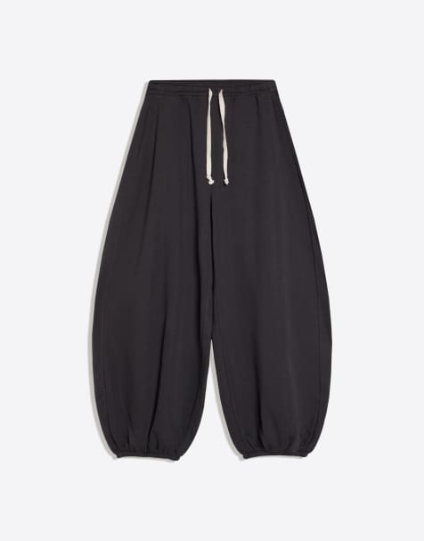 Bershka - Pantalon bouffant duveteux - Gris délavé - view 1