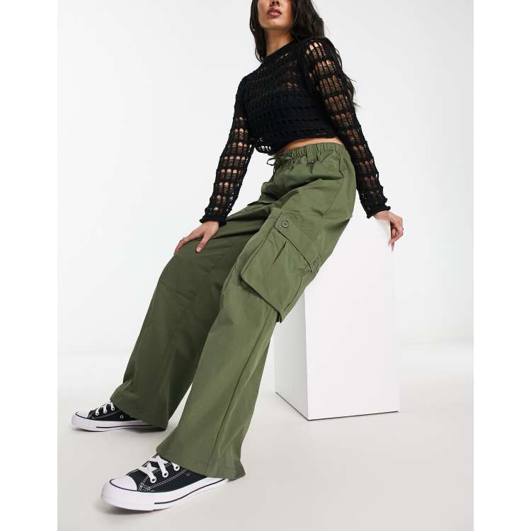Pantalon avec ceinture bershka discount