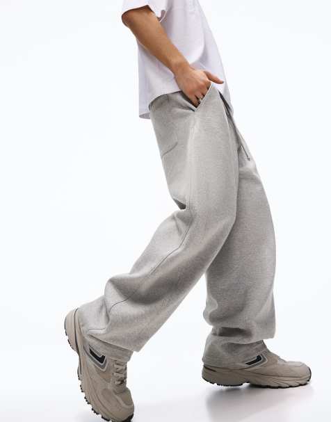 Bershka - Pantalon coupe bouffante - Gris clair - view 1