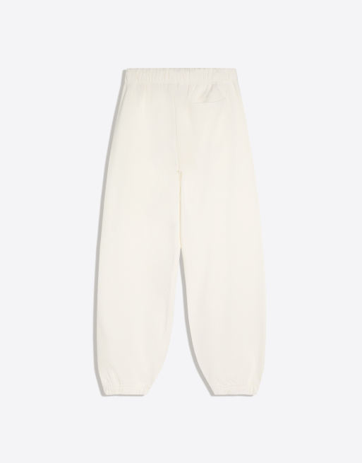 Bershka - Pantalon de jogging ample - Blanc, 6 de 6