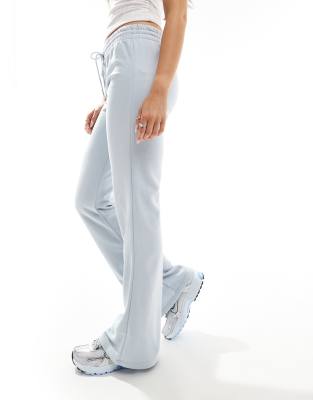 Bershka - Pantalon de jogging ample - Bleu clair