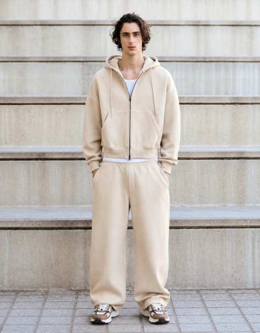 Bershka - Pantalon de jogging ample - Sable, 2 de 7