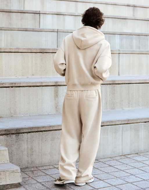 Bershka - Pantalon de jogging ample - Sable, 3 de 7