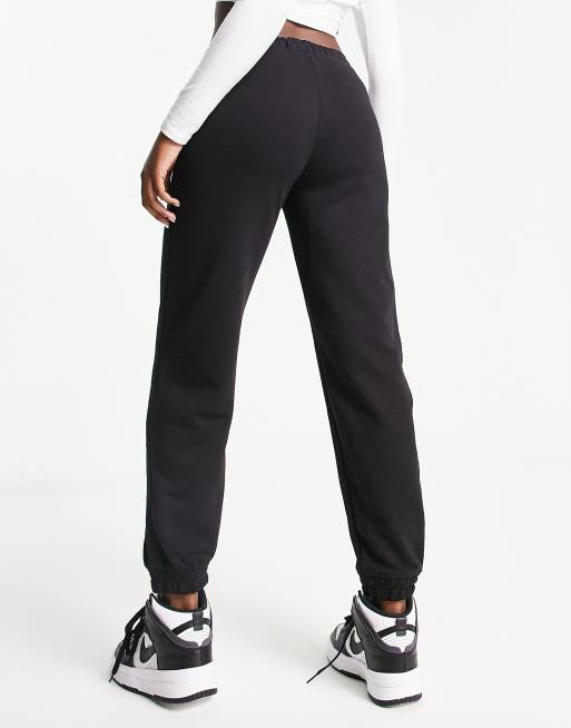 Pantalon jogging réversible noir femme