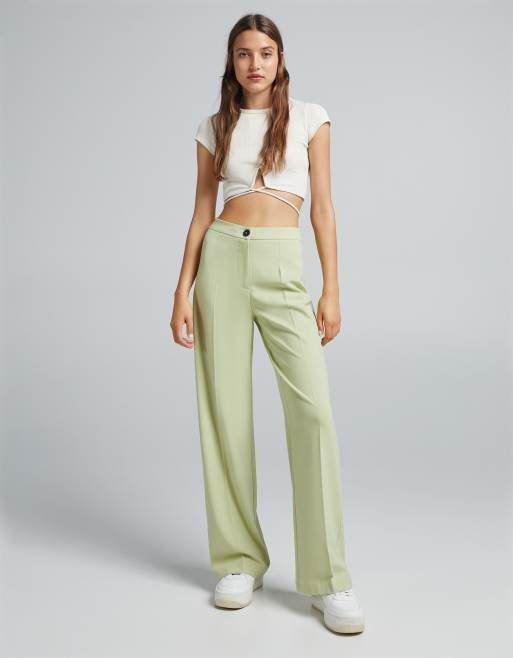 Bershka best sale pantalon vert