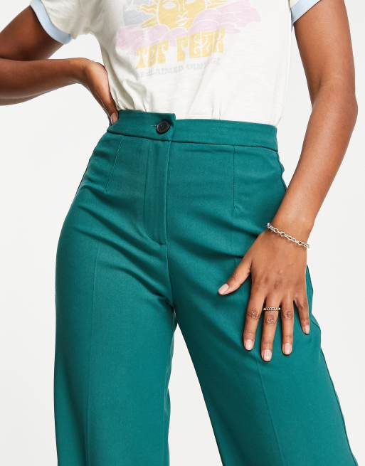 Bershka pantalon vert sale