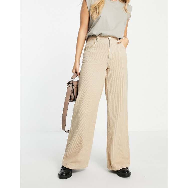 Bershka - Pantalon d'ensemble en velours côtelé