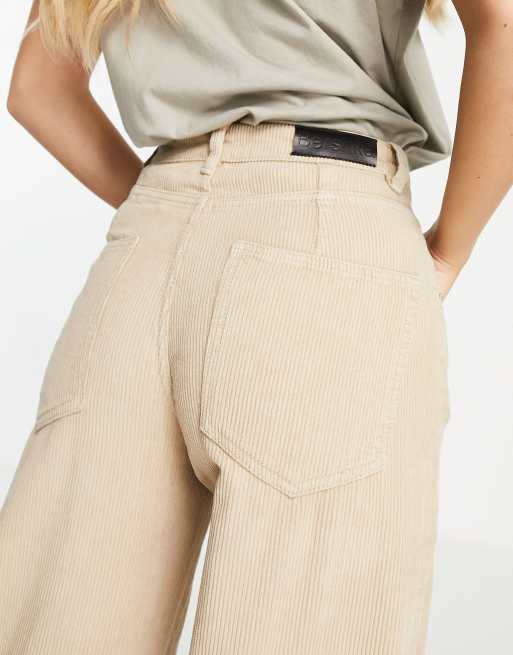 Pantalon velours 2025 cotelé femme bershka