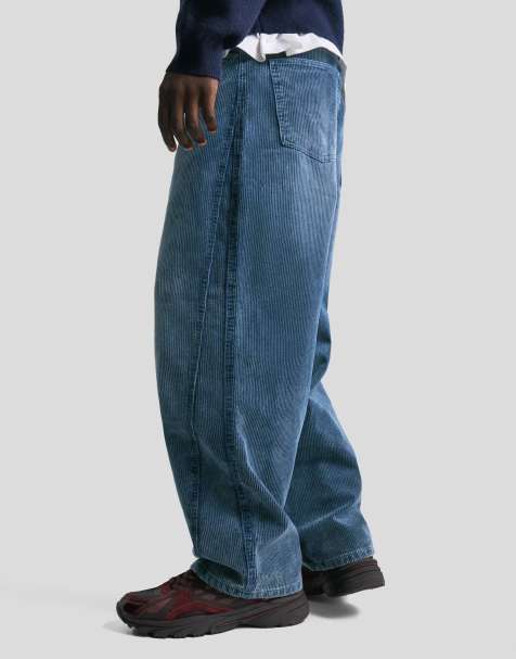 Pantalon Jogging Homme En Velours Côtelé - Coupe Baggy, Taille élastique, Polaire Chaude - Décontracté, Hiver, Loisirs