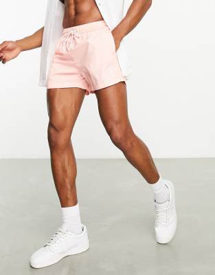 Pantaloncini Da Bagno Athleta Girl Modello Cannonball, Colore Rosa Ghiaccio Mimetico, Nuovi Con Etichetta