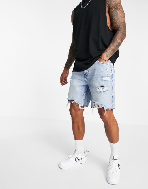 Bershka jeans hot sale strappati uomo