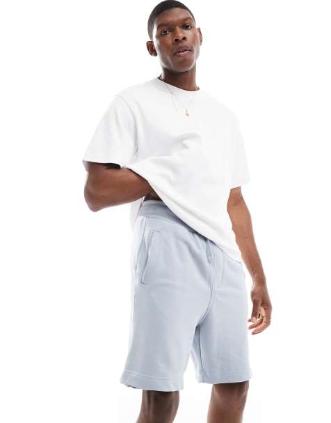 Bershka - Pantaloncini in jersey azzurri - view 1