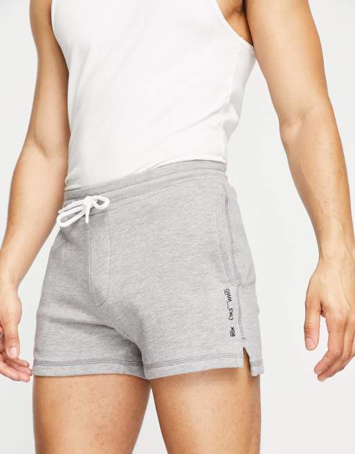Bershka Pantaloncini super corti in jersey grigi ASOS