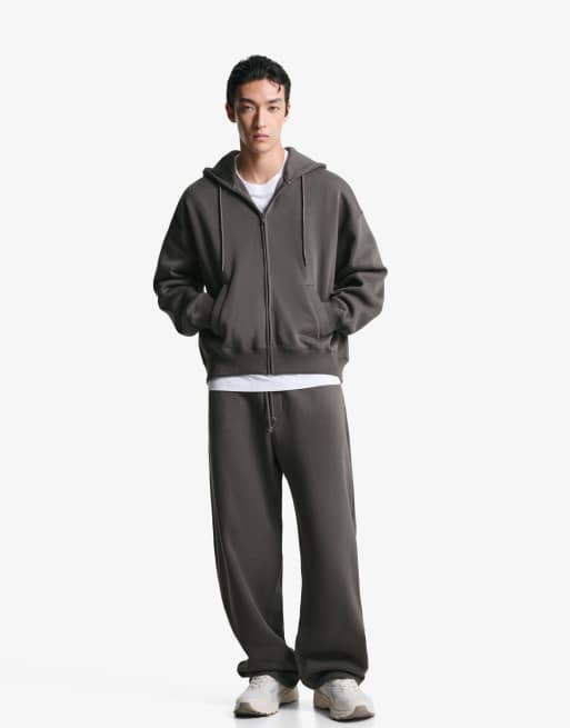 Bershka - Pantaloni a palloncino grigi