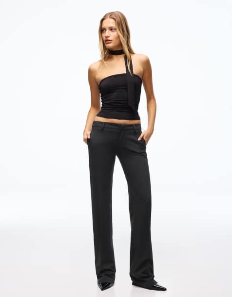 Bershka - Pantaloni bootcut neri - view 1