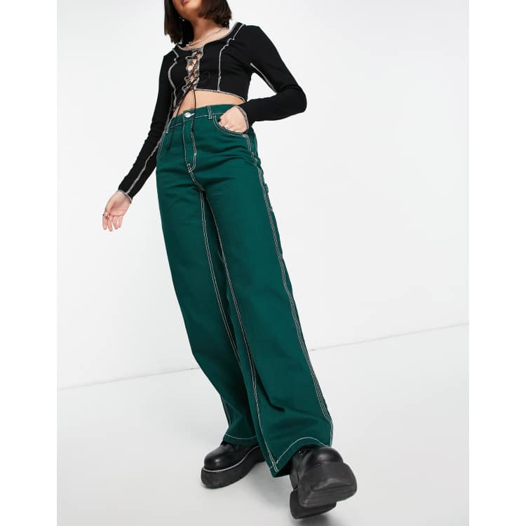 Pantaloni fosforescenti bershka outlet