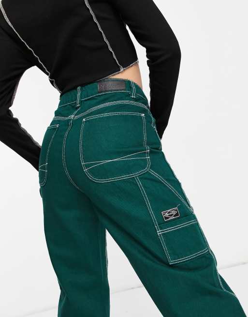 Pantaloni verdi bershka discount