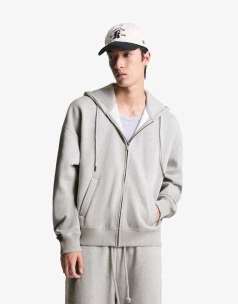 Bershka - Pantaloni e felpa a palloncino bianchi - view 1