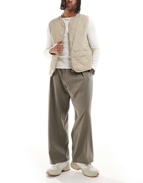 Bershka - Pantaloni sartoriali a palloncino beige - view 1