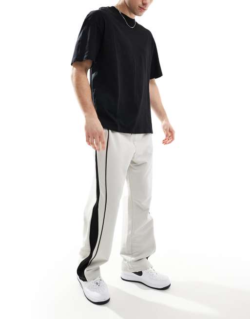 Bershka - Pantaloni sartoriali ampi grigi, 2 di 5