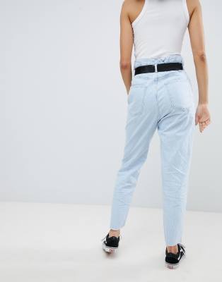 asos paperbag jeans