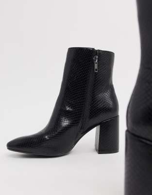 bershka patent boots