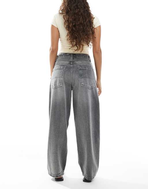 Bershka Petite – Grå skaterjeans, 2 av 5