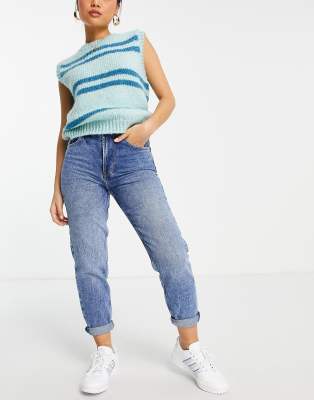 bershka vintage denim mom fit