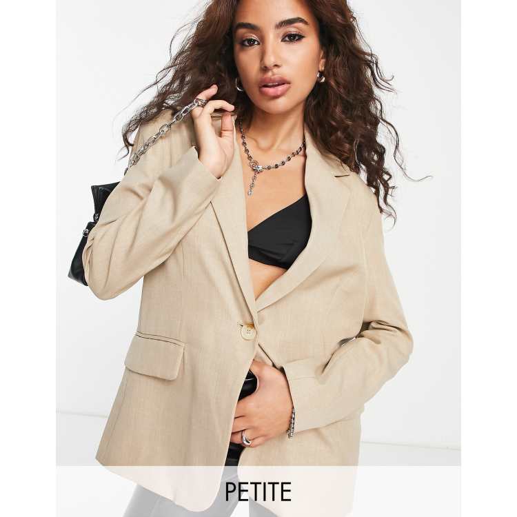 Camel petite blazer sale